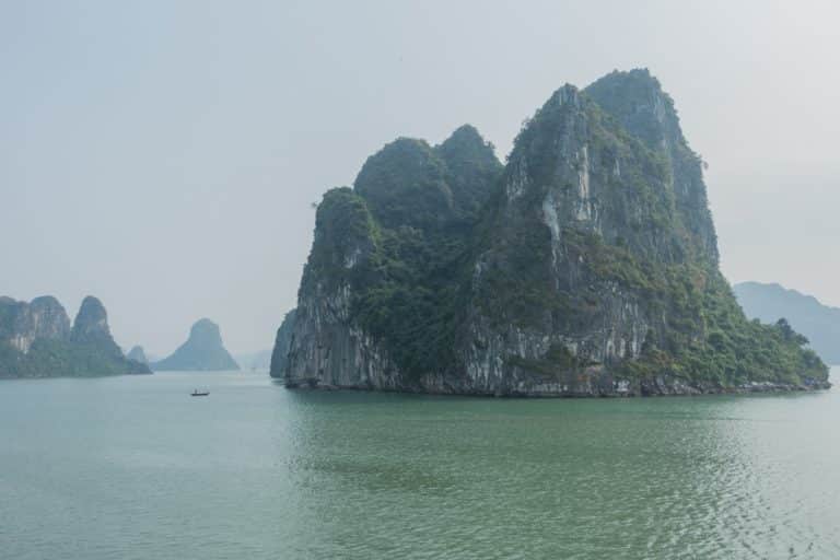 Beautiful Views while Cruising through Halong Bay
