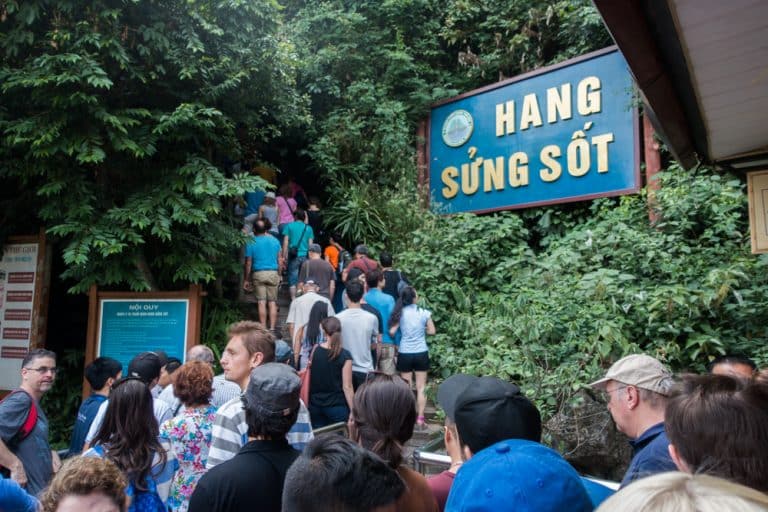 Queueing for the Surprise Cave