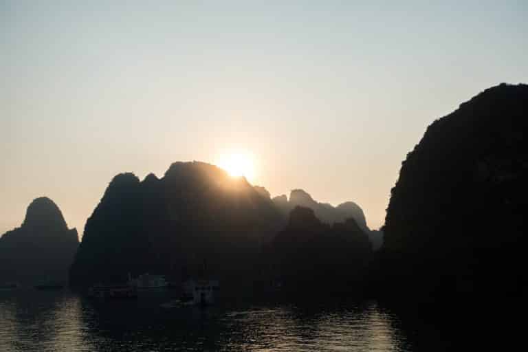 Sunrise at Halong Bay