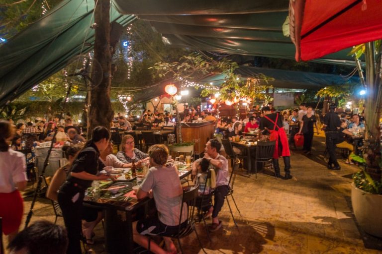 The cozy Barbecue Garden in Saigon