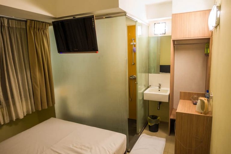 Our room at 85 Beach Garden Hotel in Singapore
