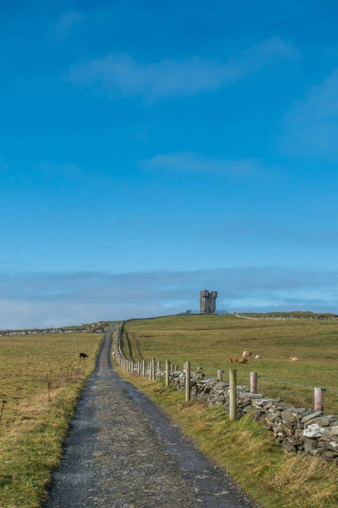 Just walk towards the Tower of Moher Just walk towards the Tower of Moher