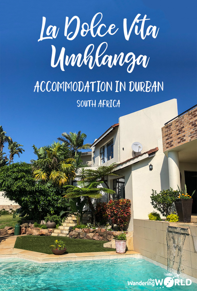 Accommodation in Umhlanga: Review of La Dolce Vita Guest House