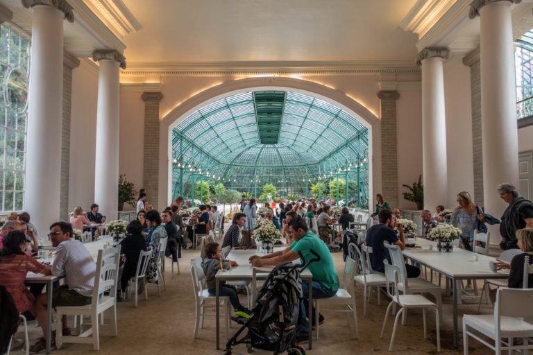 End your visit with a drink in the cafe