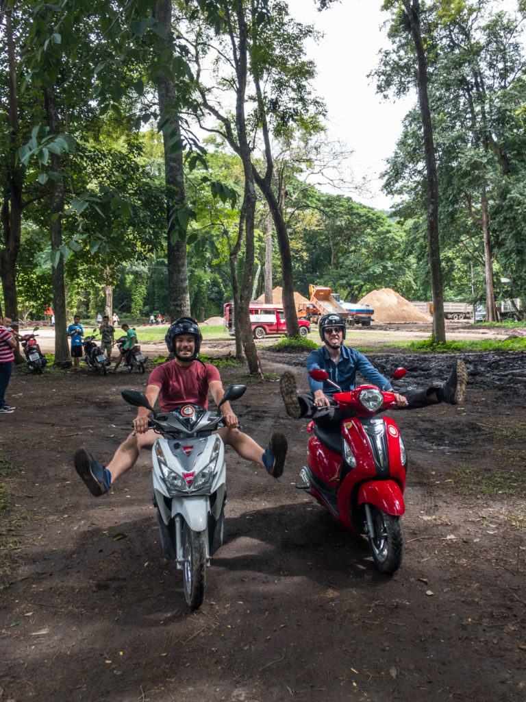 Having some fun at the car park Having some fun at the car park