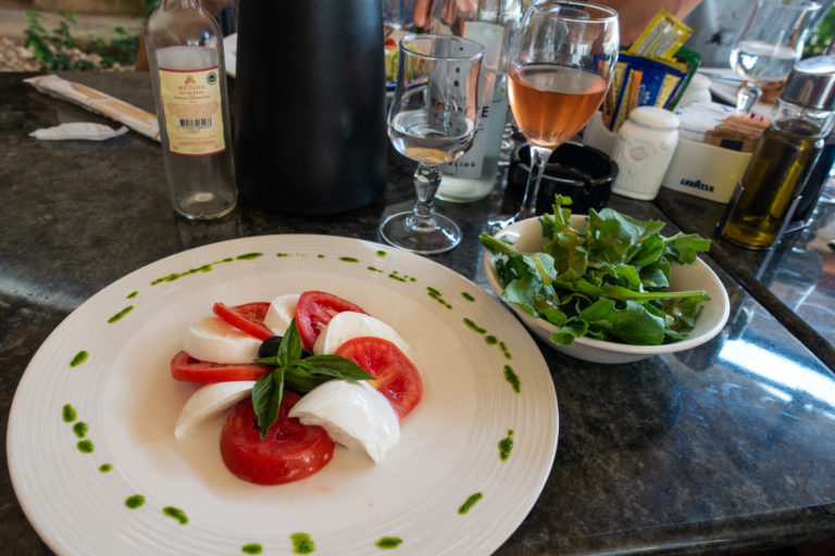Caprese Salad at Marina Terrace