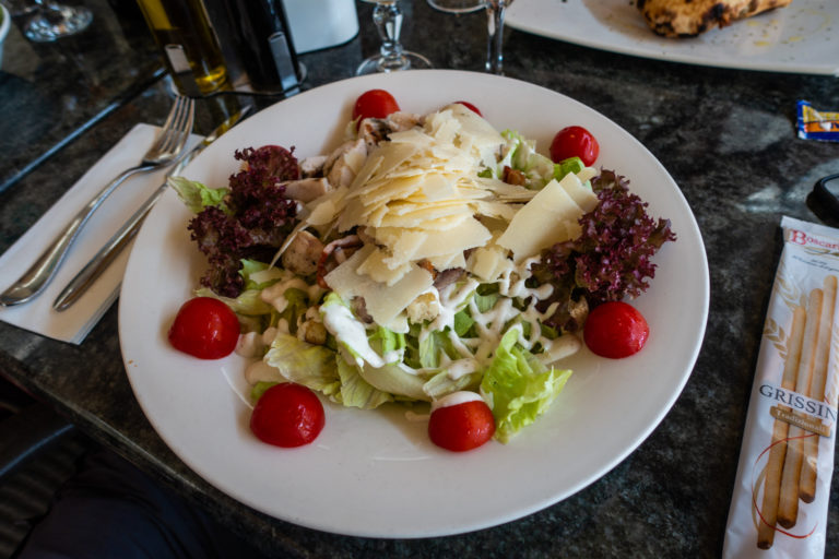 Chicken Caesar Salad at Marina Terrace